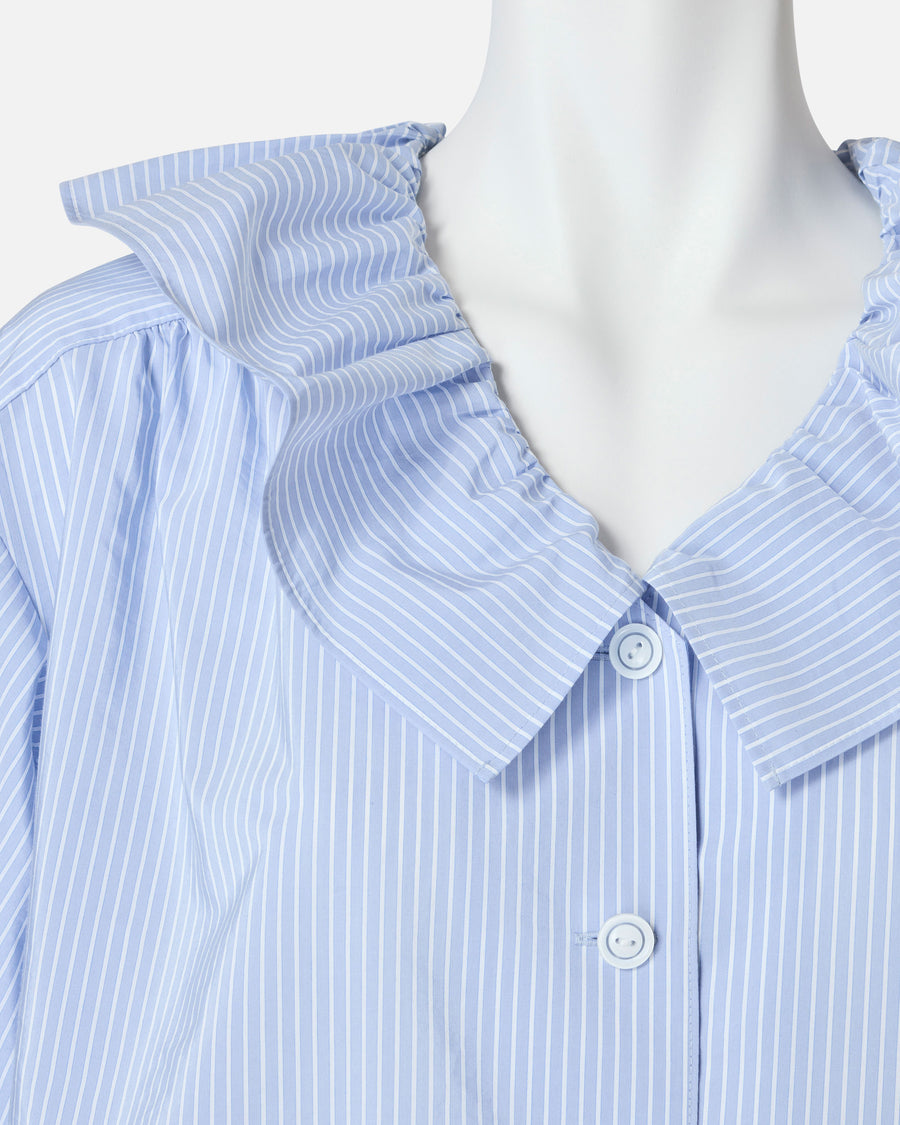 ストライプパフスリーブブラウス / Puff Sleeve Stripe Blouse