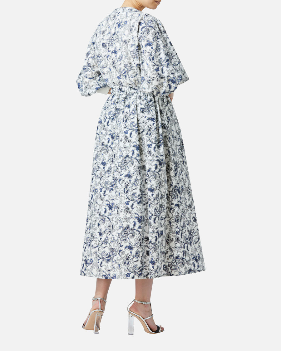 ペイズリープリントパフスリーブブラウス / Puff Sleeve Blouse with Paisley Print