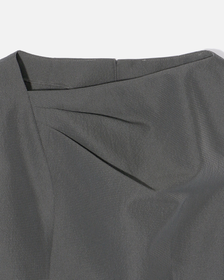 ポリエステルナイロンジャカード リボン付きブラウス / Polyester Nylon Jacquard Blouse with Ribbon