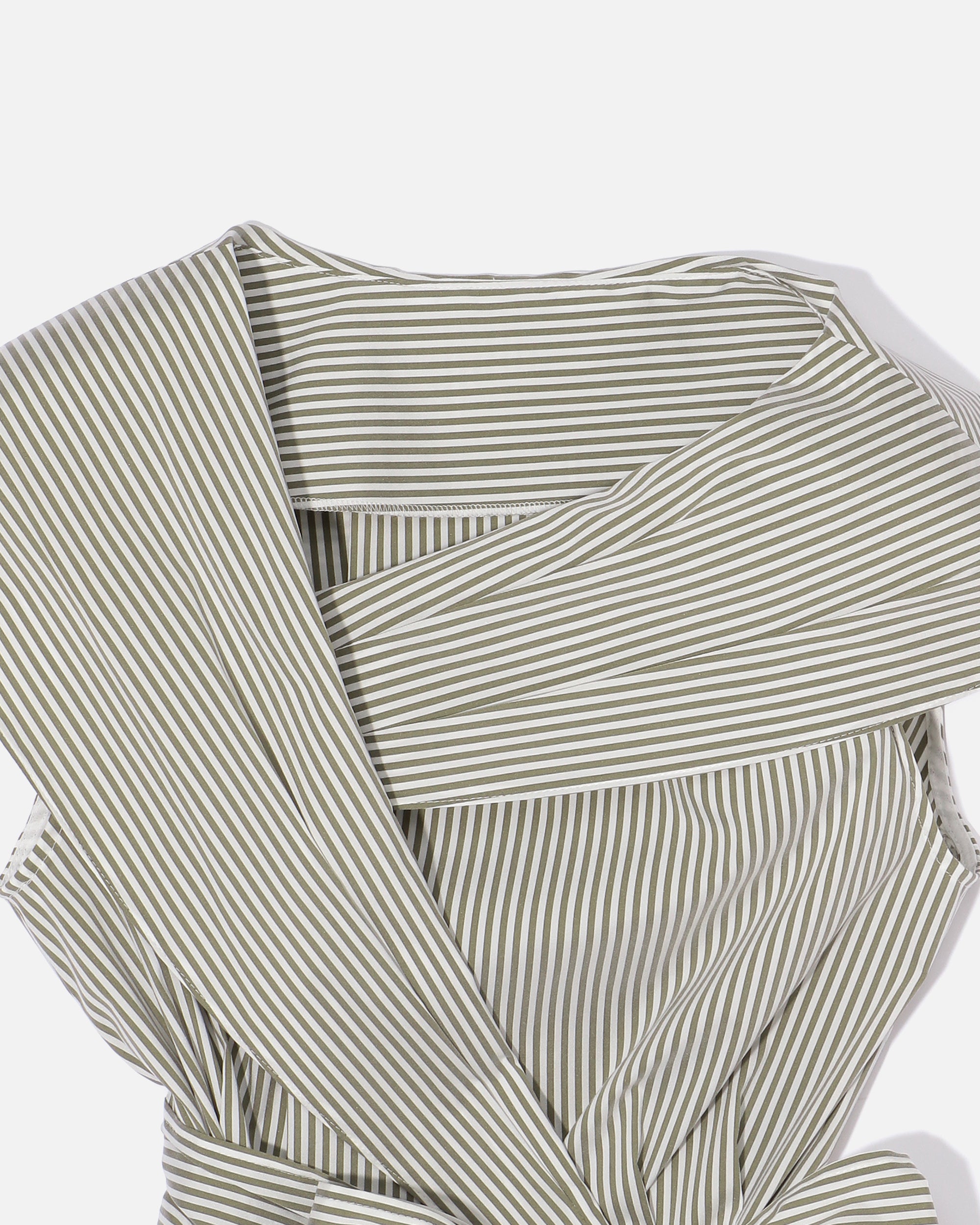 ポリエステルナイロンソフトタフタ カシュクール風ブラウス / Cache-Coeur Style Polyester Nylon Soft Taffeta Blouse