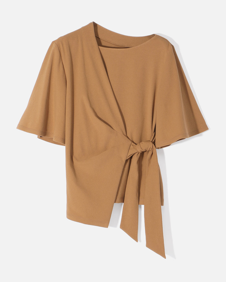 アシンメトリーラップブラウス / Asymmetry Wrap Blouse