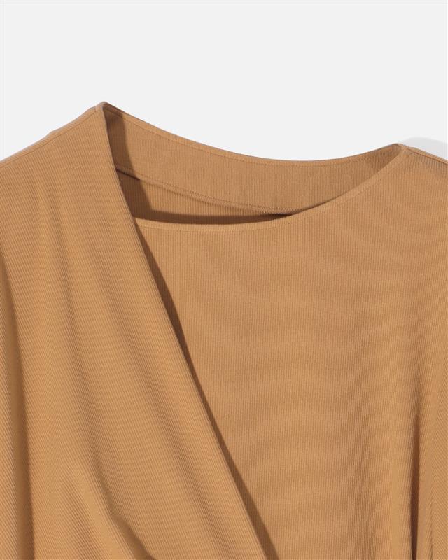 アシンメトリーラップブラウス / Asymmetry Wrap Blouse