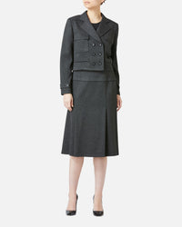 フロントタックジョーゼットブラウス / Pleated Front Blouse