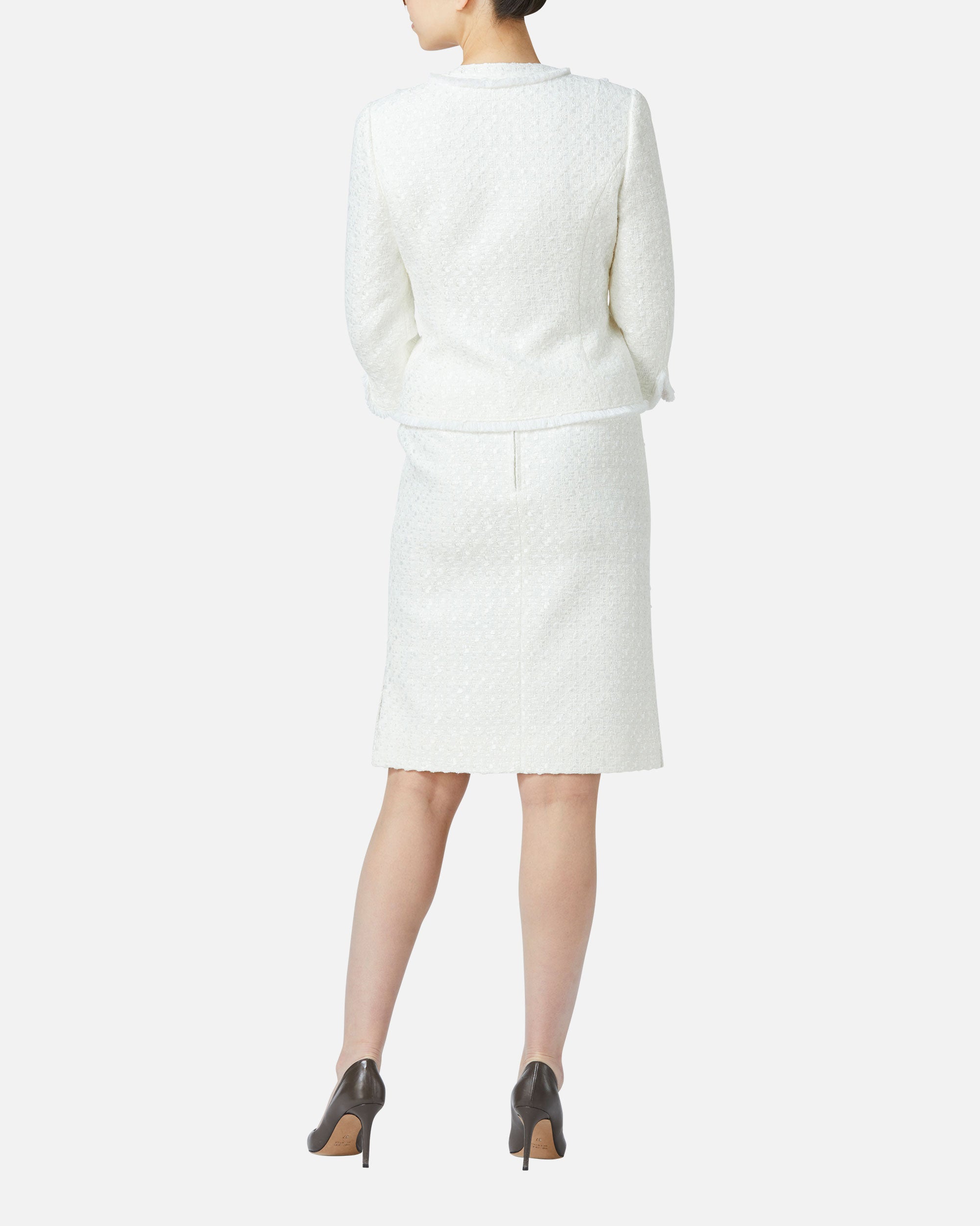 サマーツィードフリンジジャケット / Fringed Summer Tweed Jacket