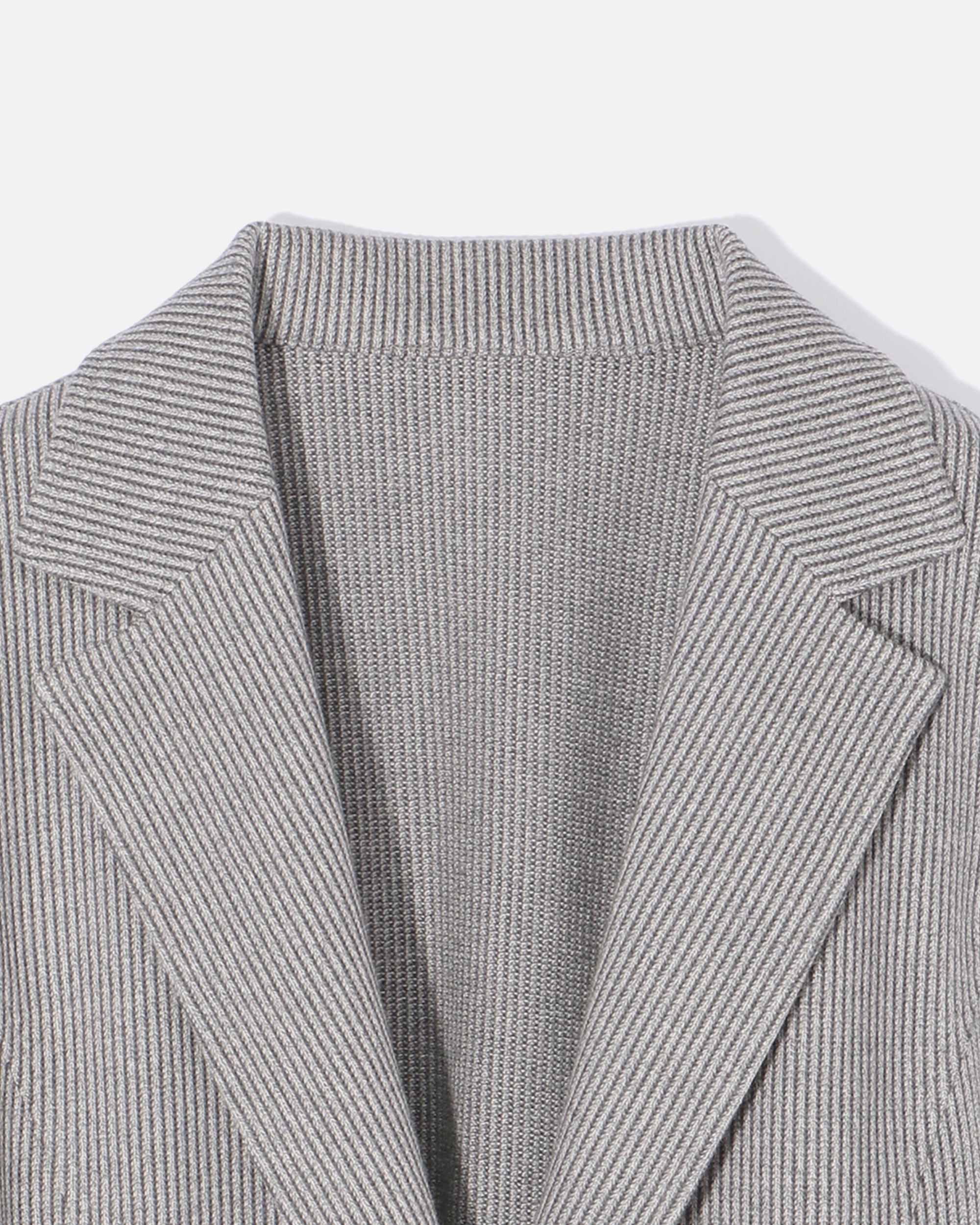 リネンコットンジャージー シームレスジャケット / Linen Cotton Jersey Seamless Jacket