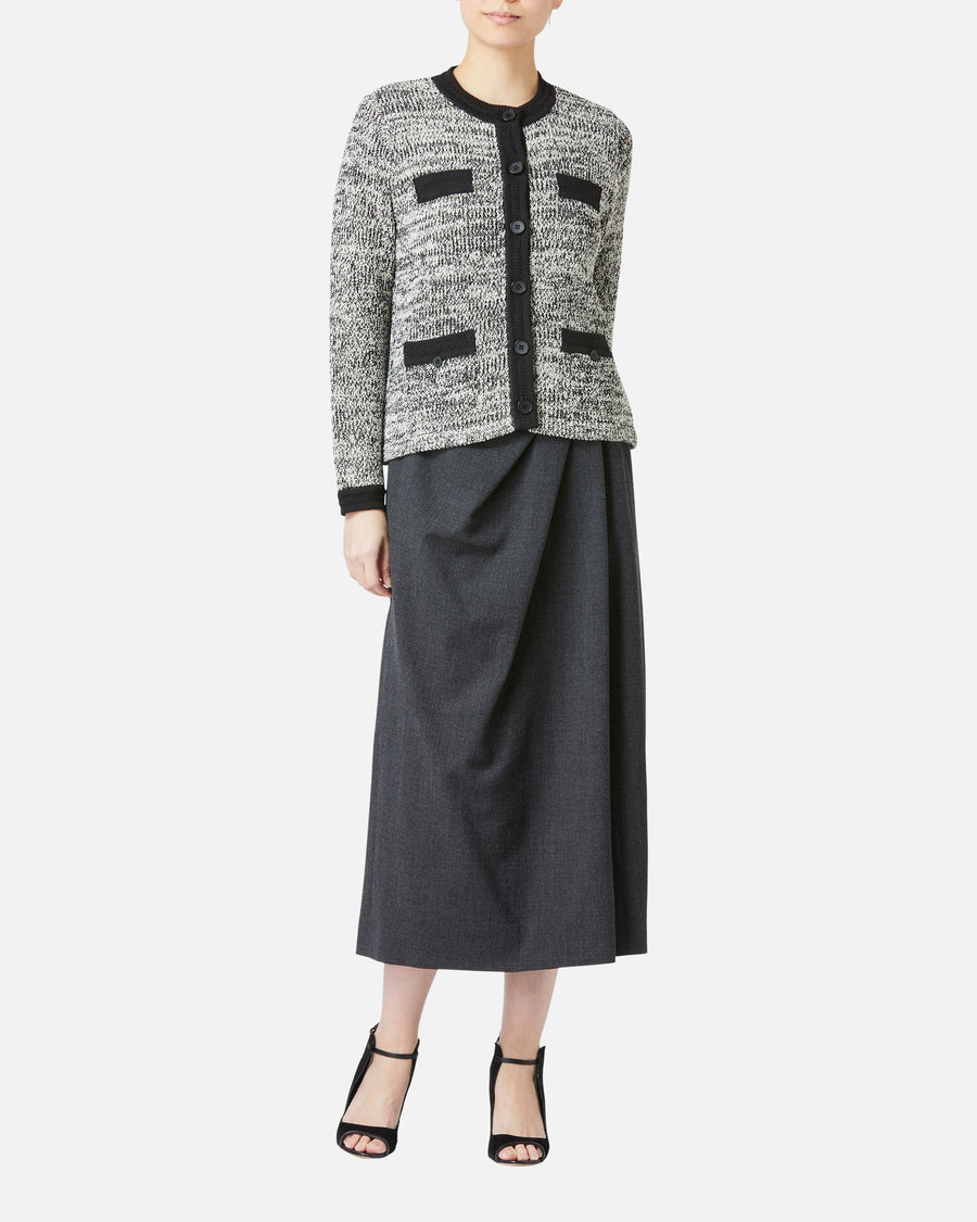 ツィード風ニットジャケット / Tweed Style Knit Jacket