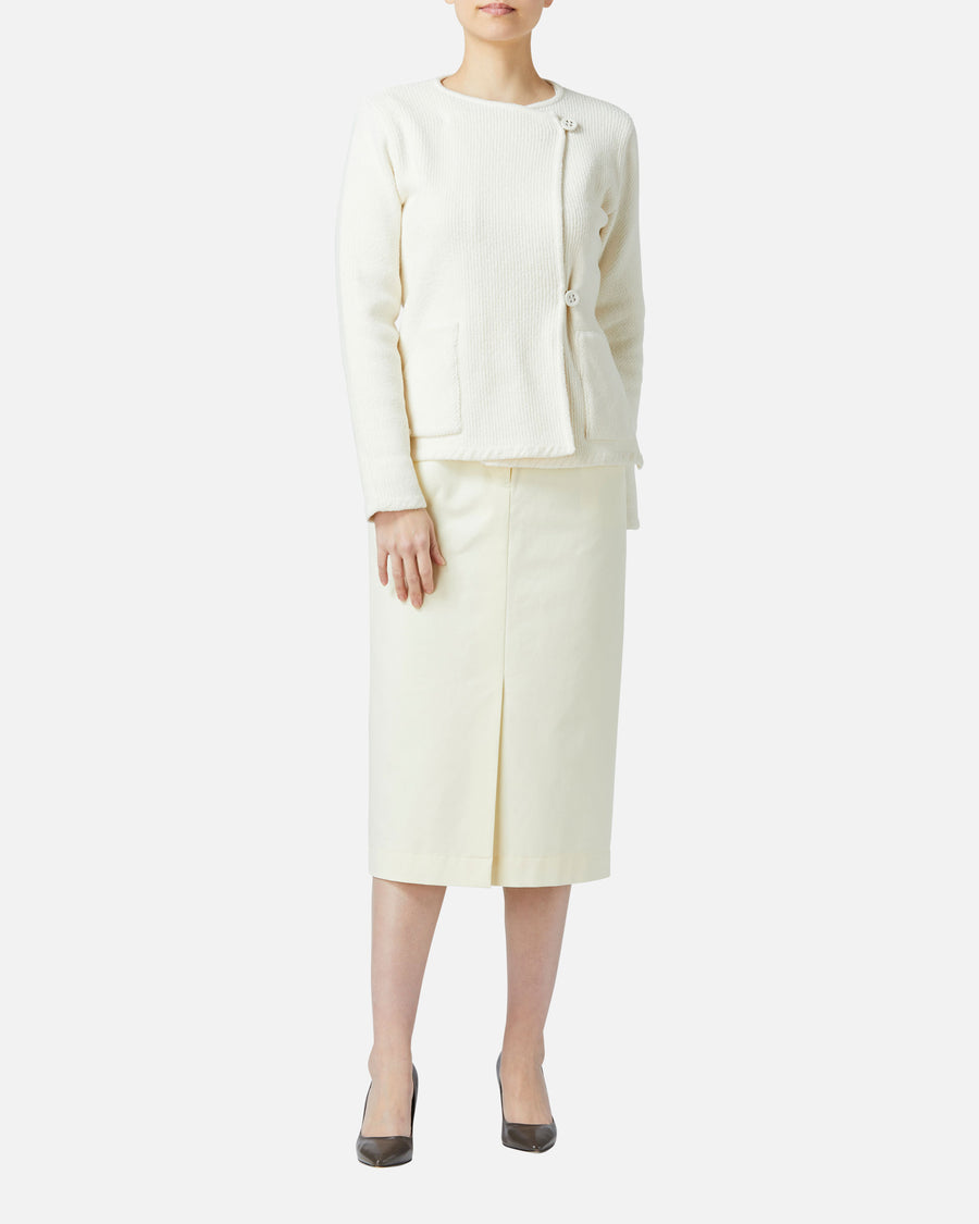 モールコットンニットジャケット / Cotton Chenille Knit Jacket