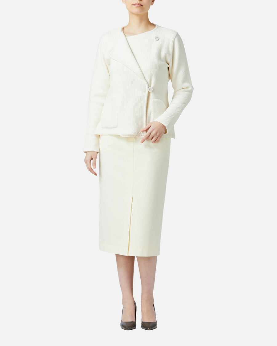 モールコットンニットジャケット / Cotton Chenille Knit Jacket
