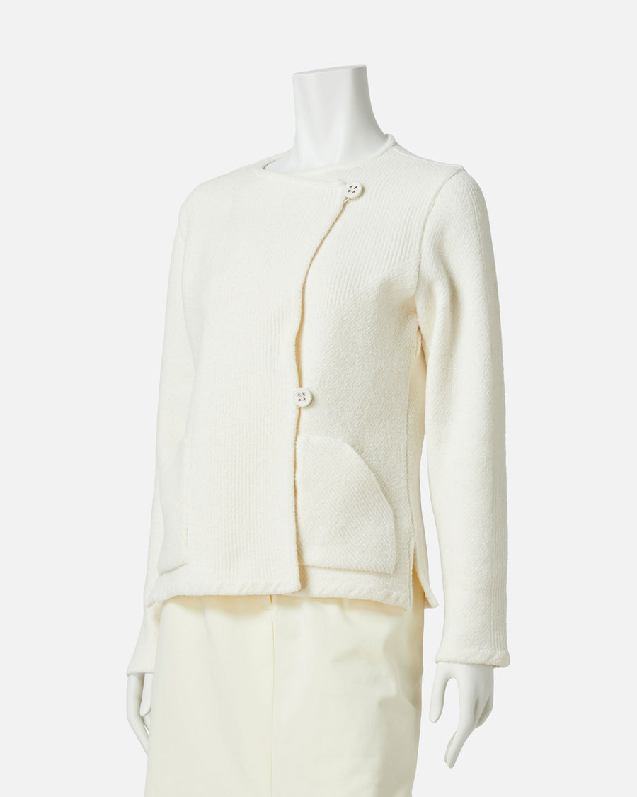 モールコットンニットジャケット / Cotton Chenille Knit Jacket
