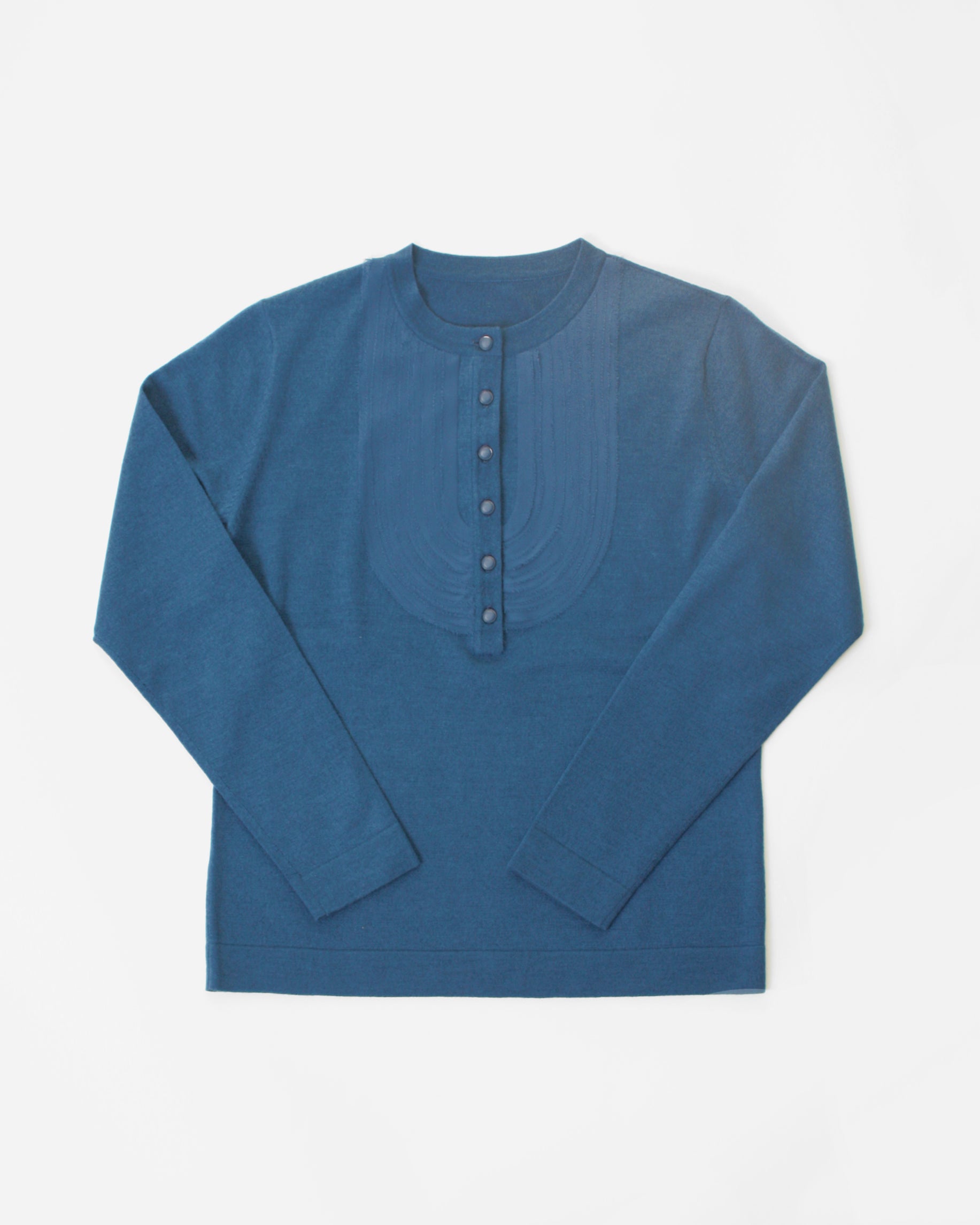 シルクウールフリルニットプルオーバー / Silk Wool Knit Pullover