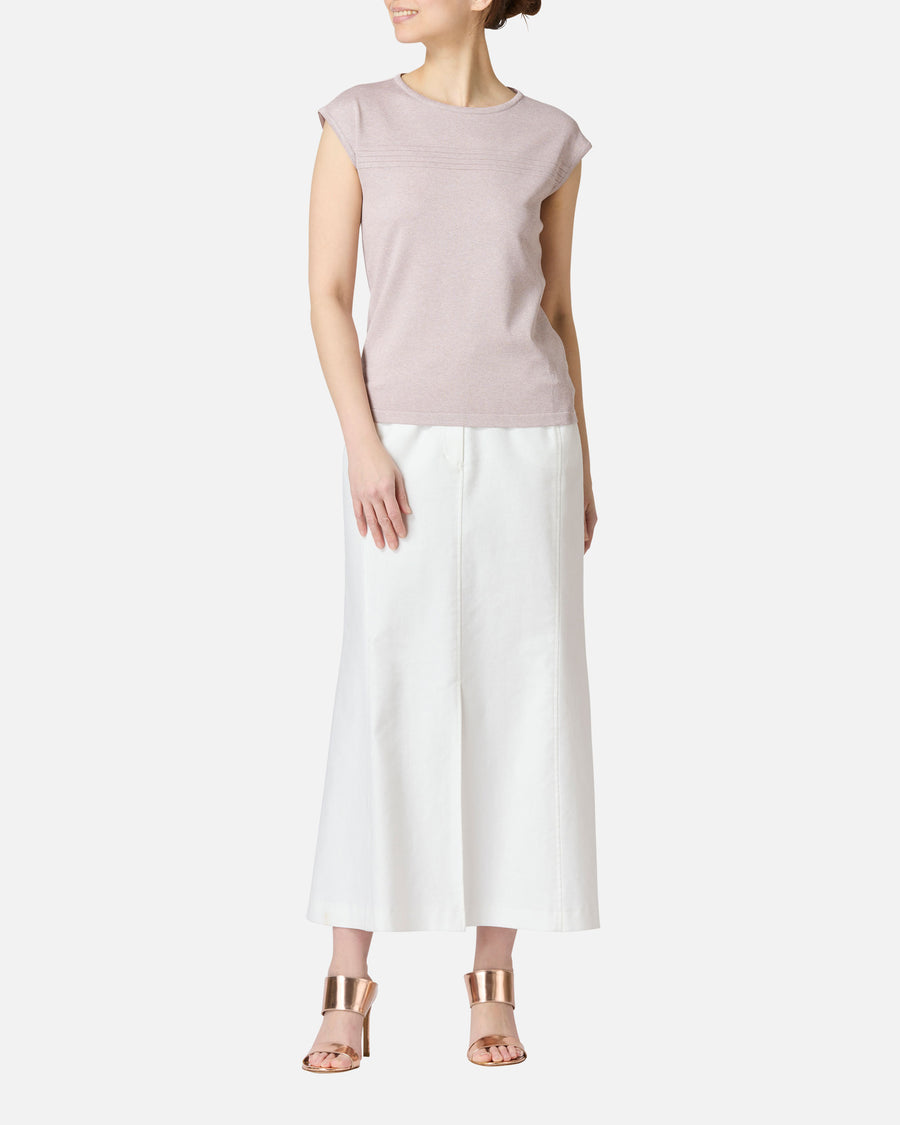 コットンレーヨンツイル ロングスカート / Cotton Rayon Twill Long Skirt