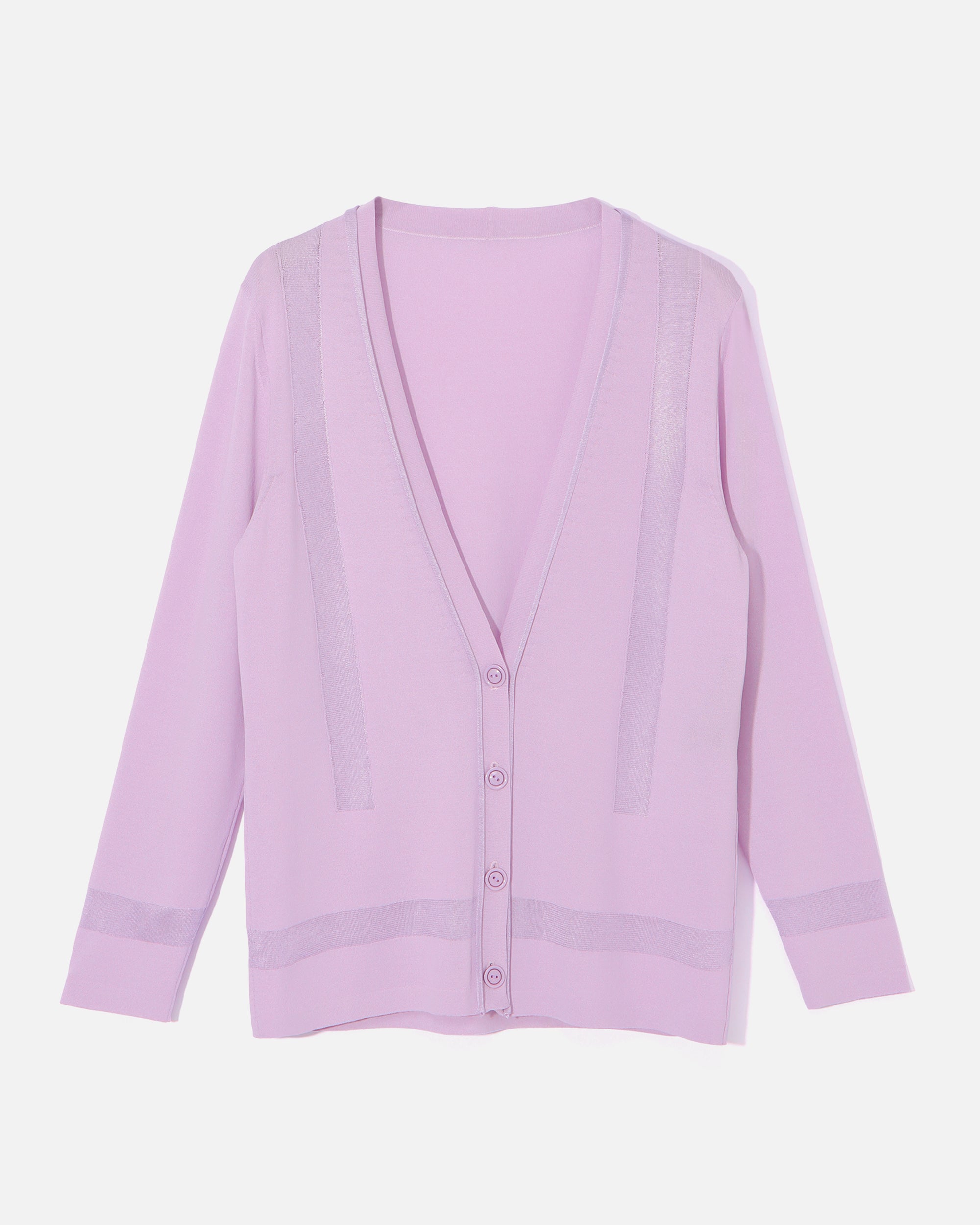 レーヨンストレッチ　ニットカーディガン / Rayon Stretch Knit Cardigan