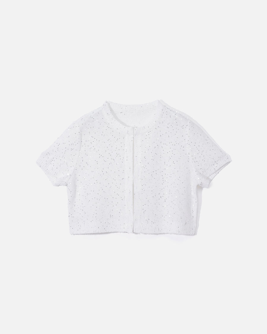 スパンコール ニットカーディガン / Sequin Knit Cardigan