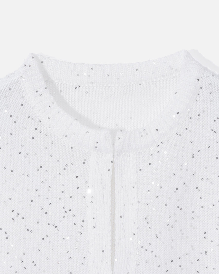 スパンコール ニットカーディガン / Sequin Knit Cardigan