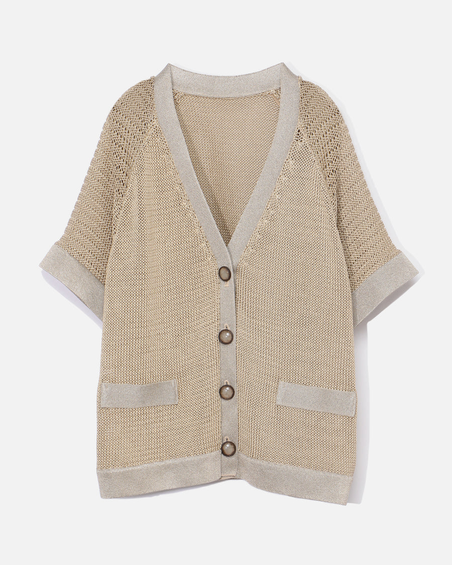 シルク　ニットカーディガン / Silk Knit Cardigan