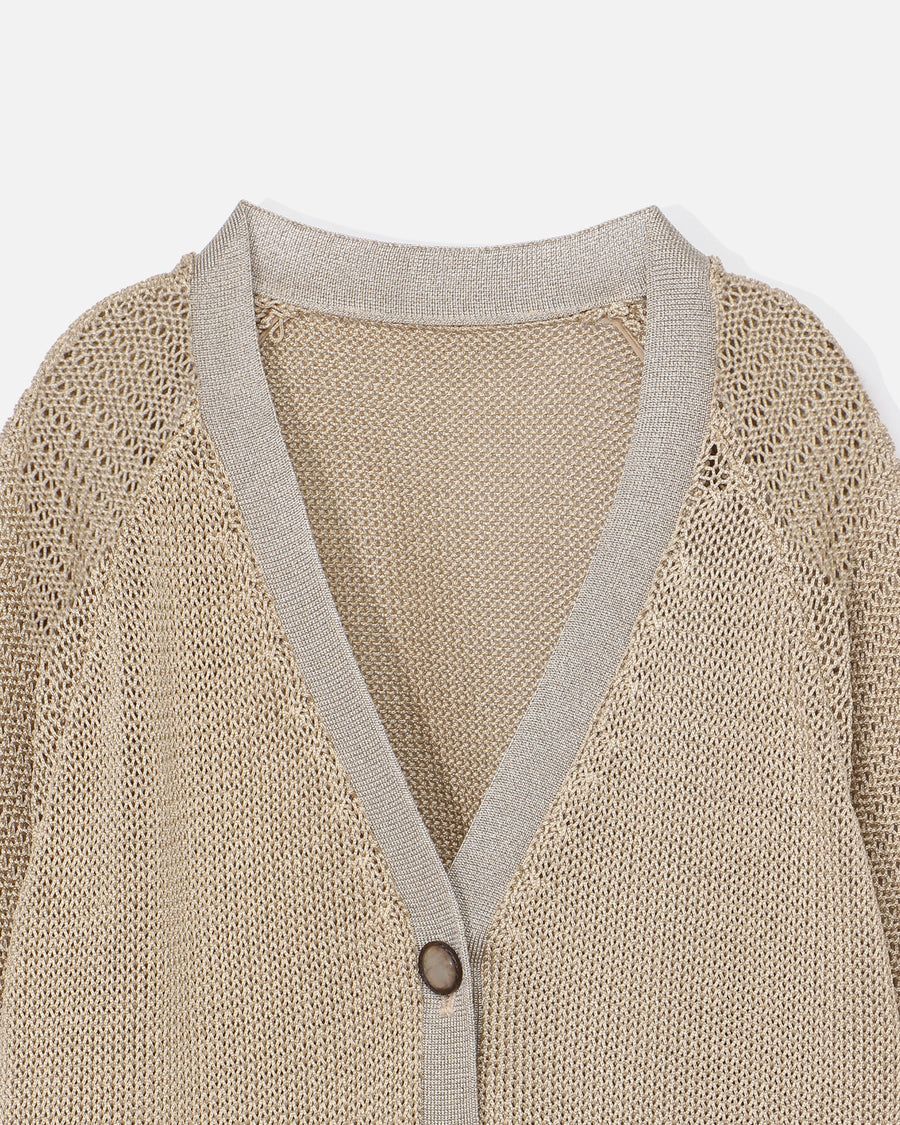 シルク　ニットカーディガン / Silk Knit Cardigan