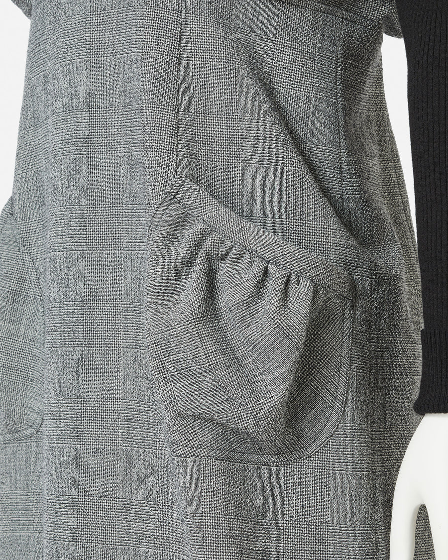 パフ×ニットスリーブワンピース / Puff × Knitted Sleeve Dress