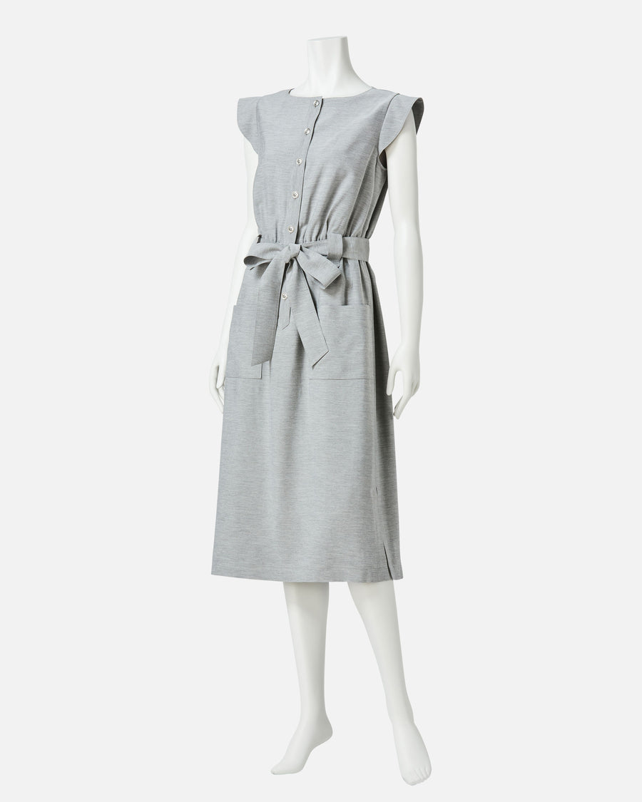 フロントオープンリボンワンピース / Front Closure Ribbon Dress