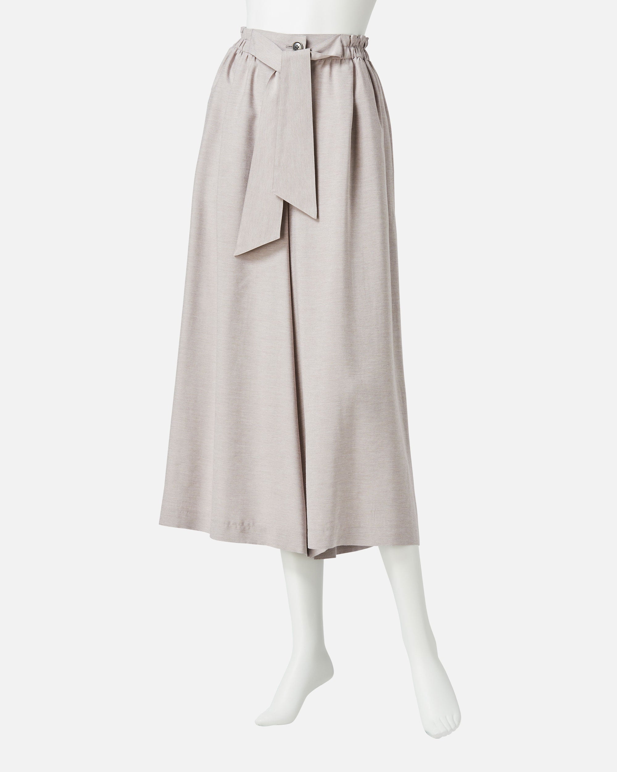 リボンギャザーパンツ / Gathered Waist Pants with Ribbon
