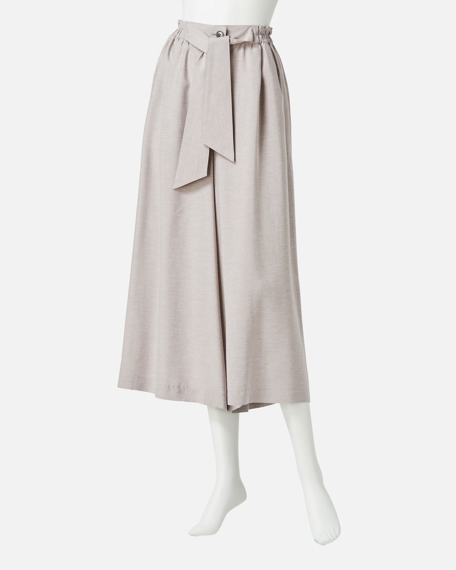 リボンギャザーパンツ / Gathered Waist Pants with Ribbon