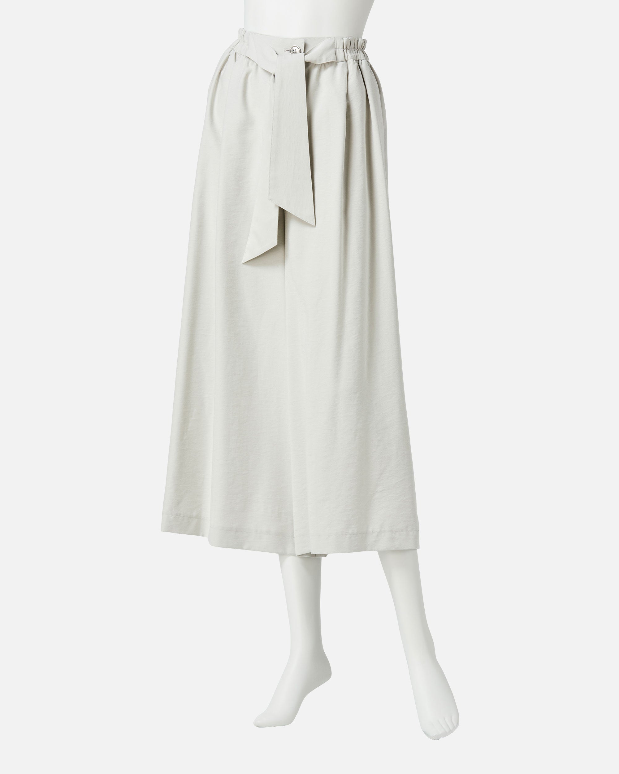 リボンギャザーパンツ / Gathered Waist Pants with Ribbon