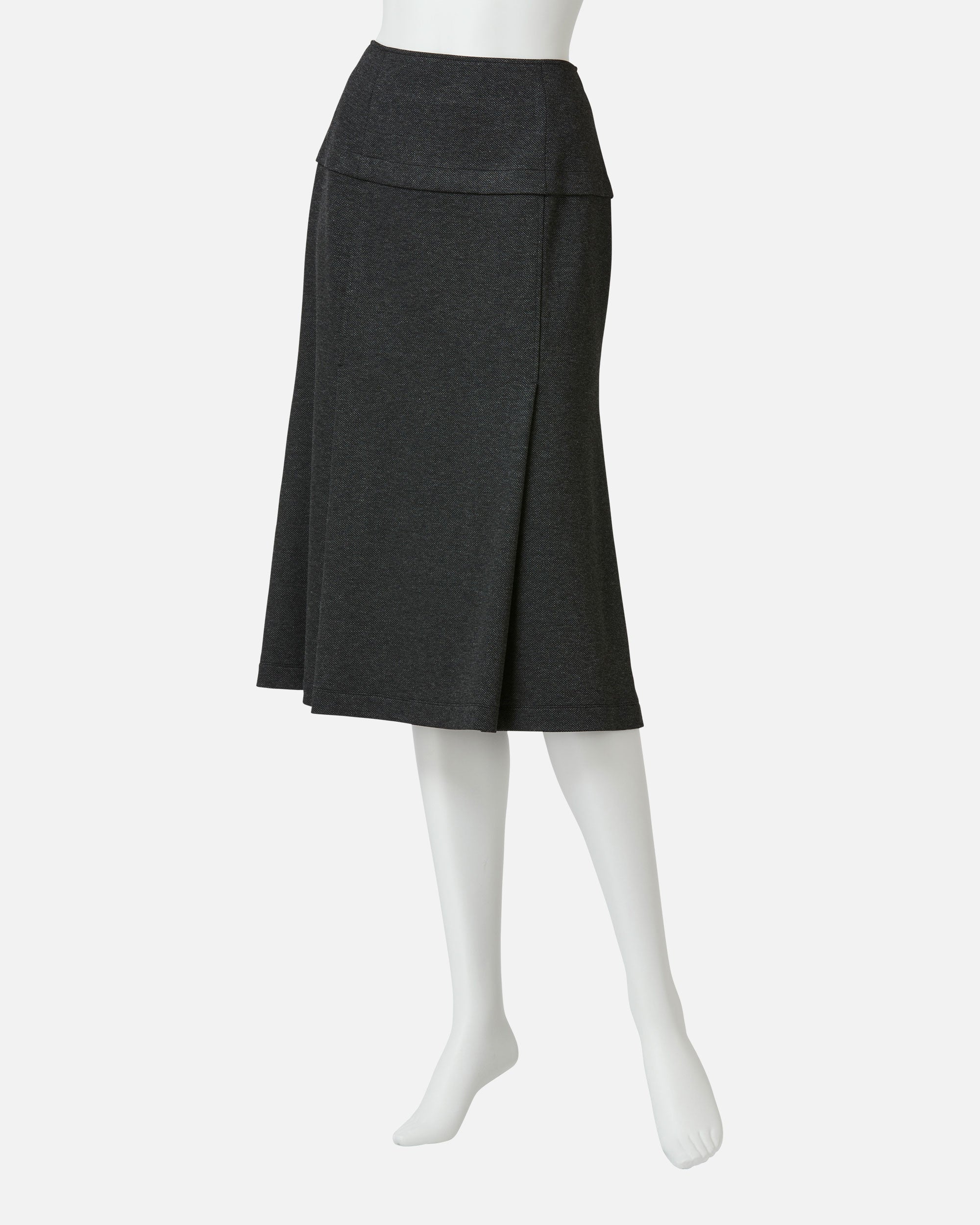 ダブルジャージ―セミフレアスカート / Double Jersey Semi Flared Skirt