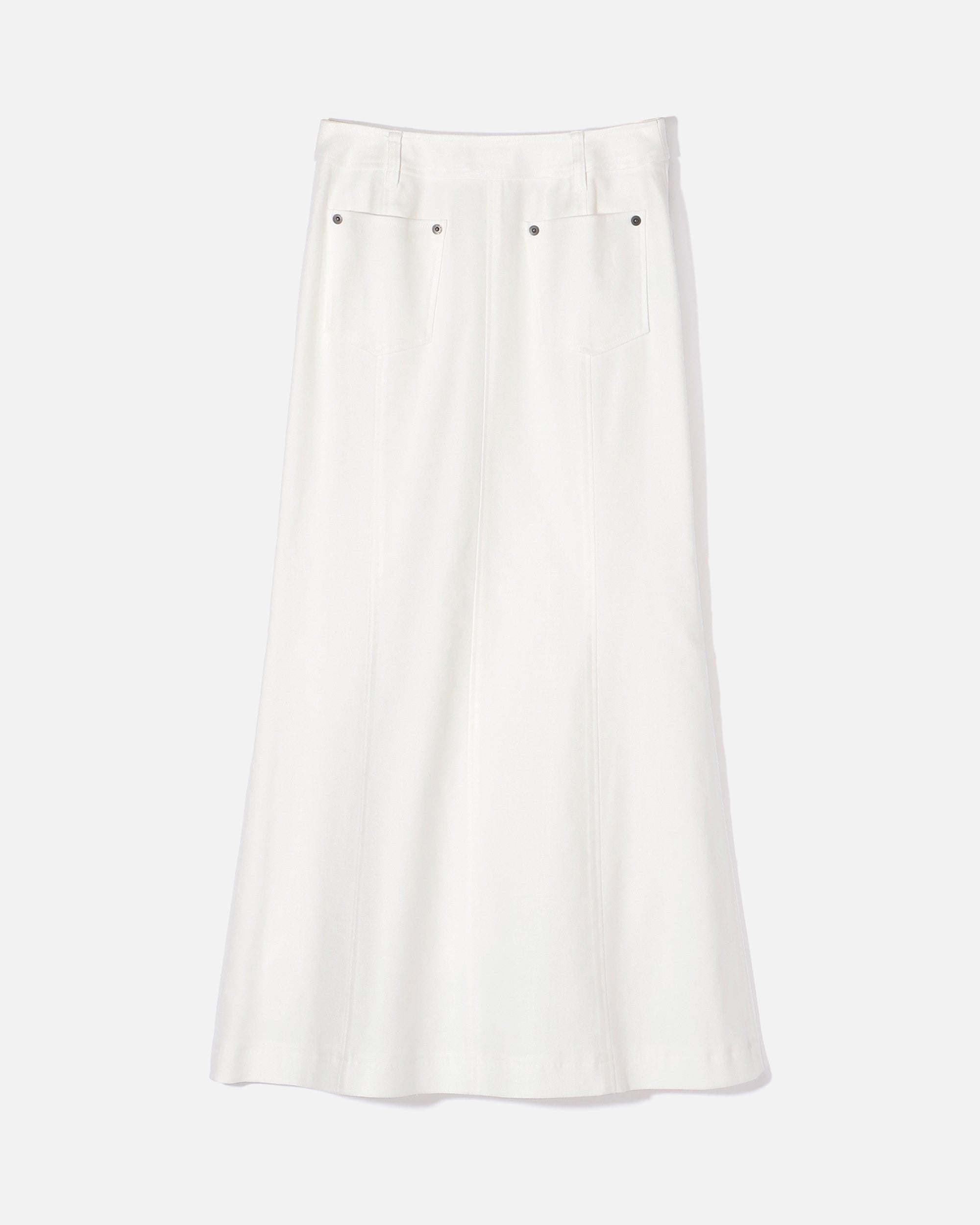 コットンレーヨンツイル ロングスカート / Cotton Rayon Twill Long Skirt