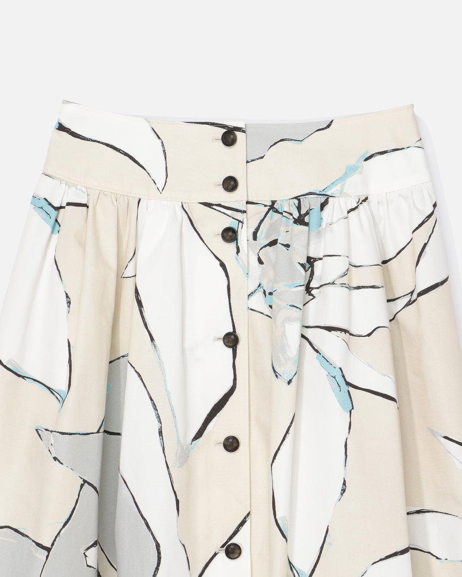 ボタニカル柄スカート / Botanical Print Skirt