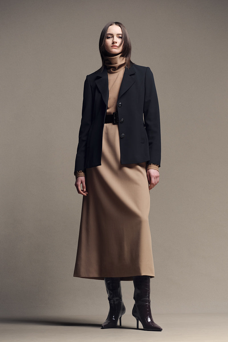 ストレッチウールスカート