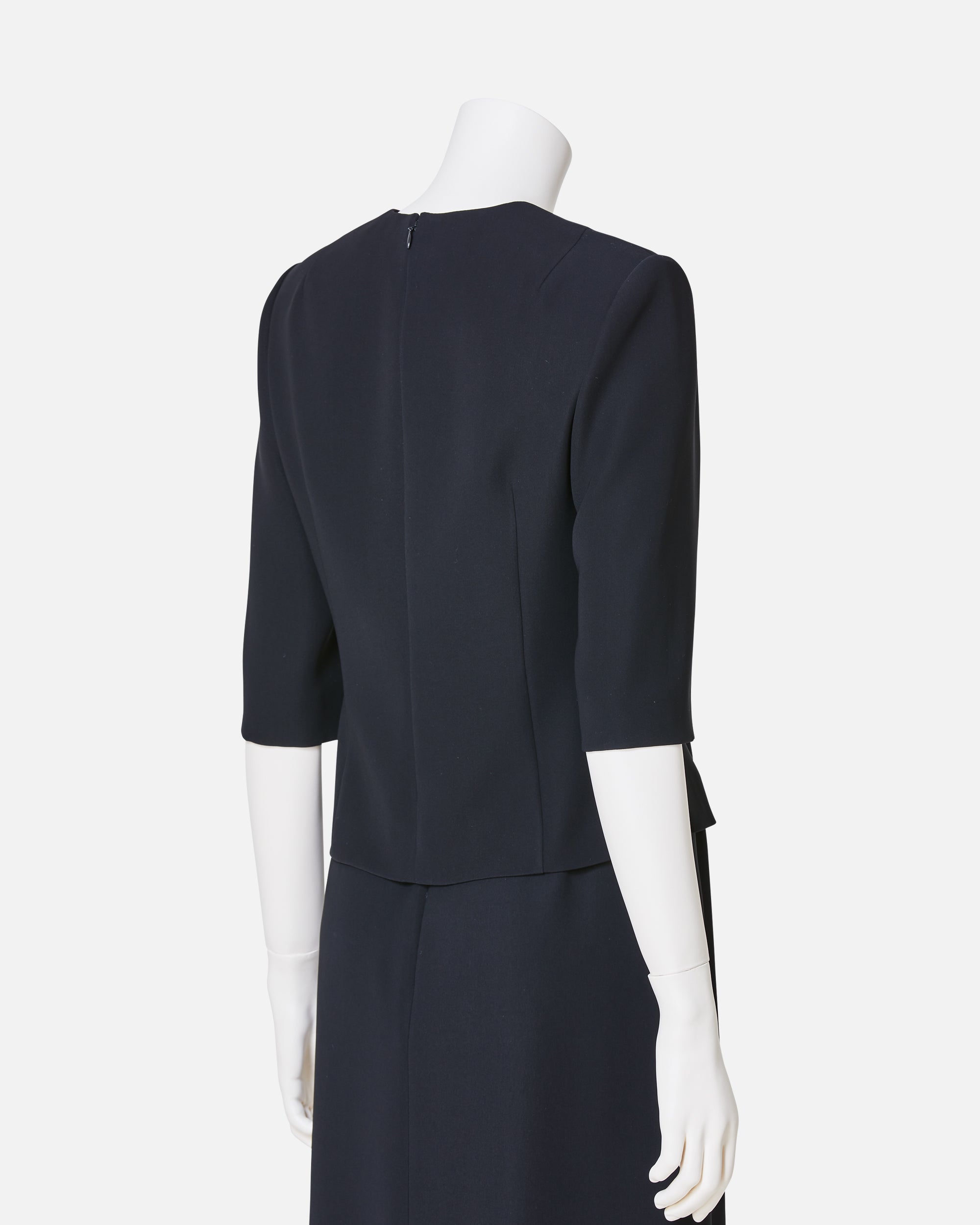 ブラッククレープブラウス / Black Crape Blouse