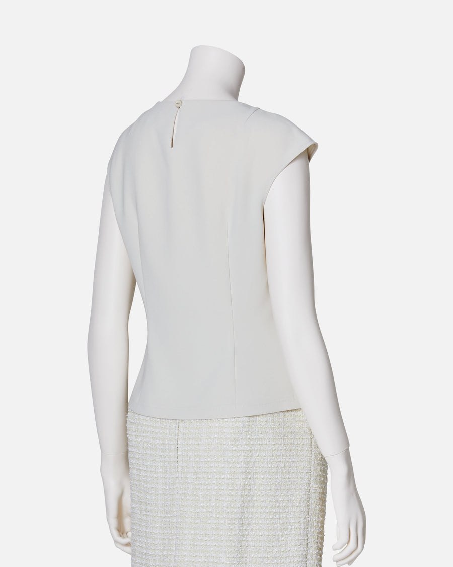 タックブラウス / Pleat-Neck Blouse