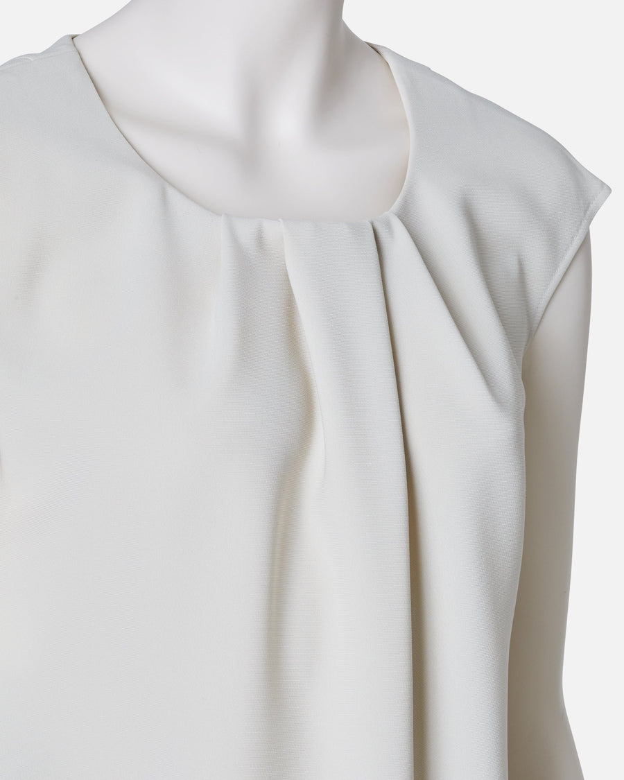 タックブラウス / Pleat-Neck Blouse