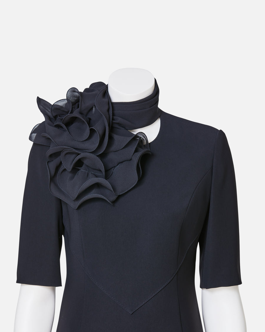 シルクシフォンフリルスカーフ / Silk Chiffon Frill Scarf