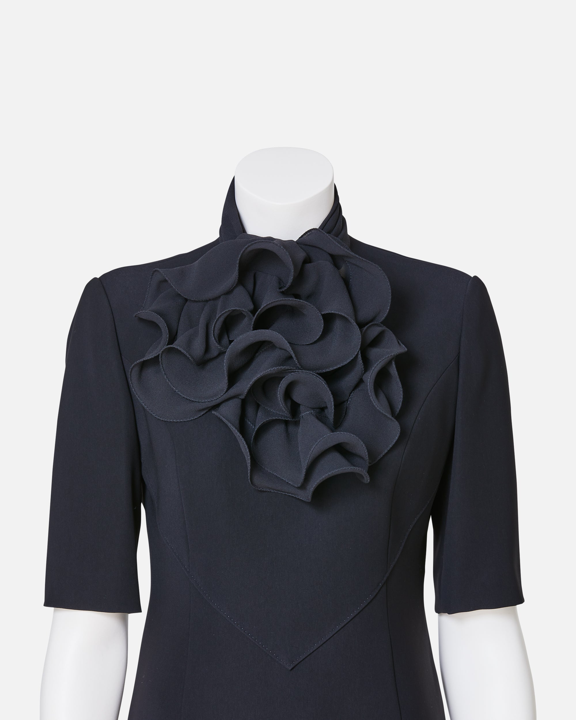 シルクシフォンフリルスカーフ / Silk Chiffon Frill Scarf